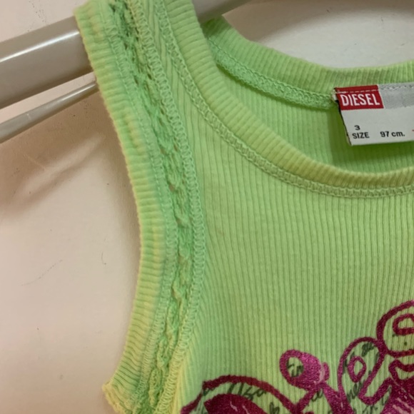 Diesel Toddler Ribbed Logo Tank - Picture 9 of 12